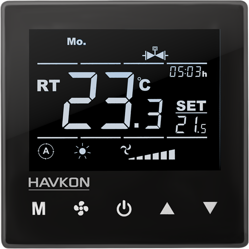 Thermostats_Touch Button 0-10V Fan Coil Thermostat
