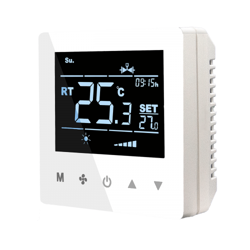 Thermostats_Touch Button 0-10V Fancoil Thermostat with Modbus-RTU Communication
