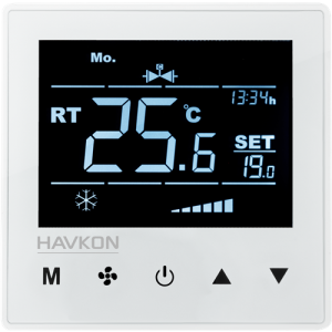 Termostatlar-Modbus-RTU Haberleşmeli Ec Fanlı Fan Coil Termostatı